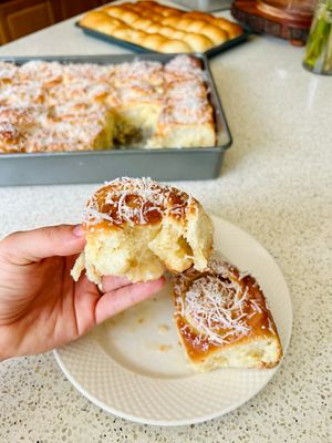 Brazilian Condensed Milk &amp; Coconut Rolls