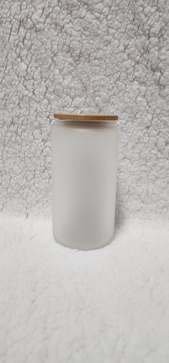 Frosted beer can cup