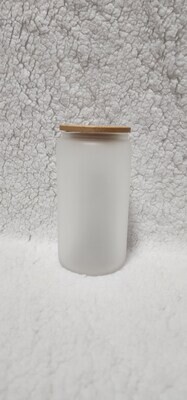 Frosted beer can cup