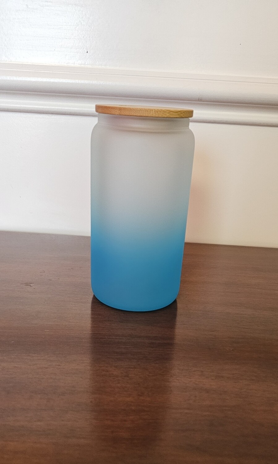 Ombre Frosted Blue Cup