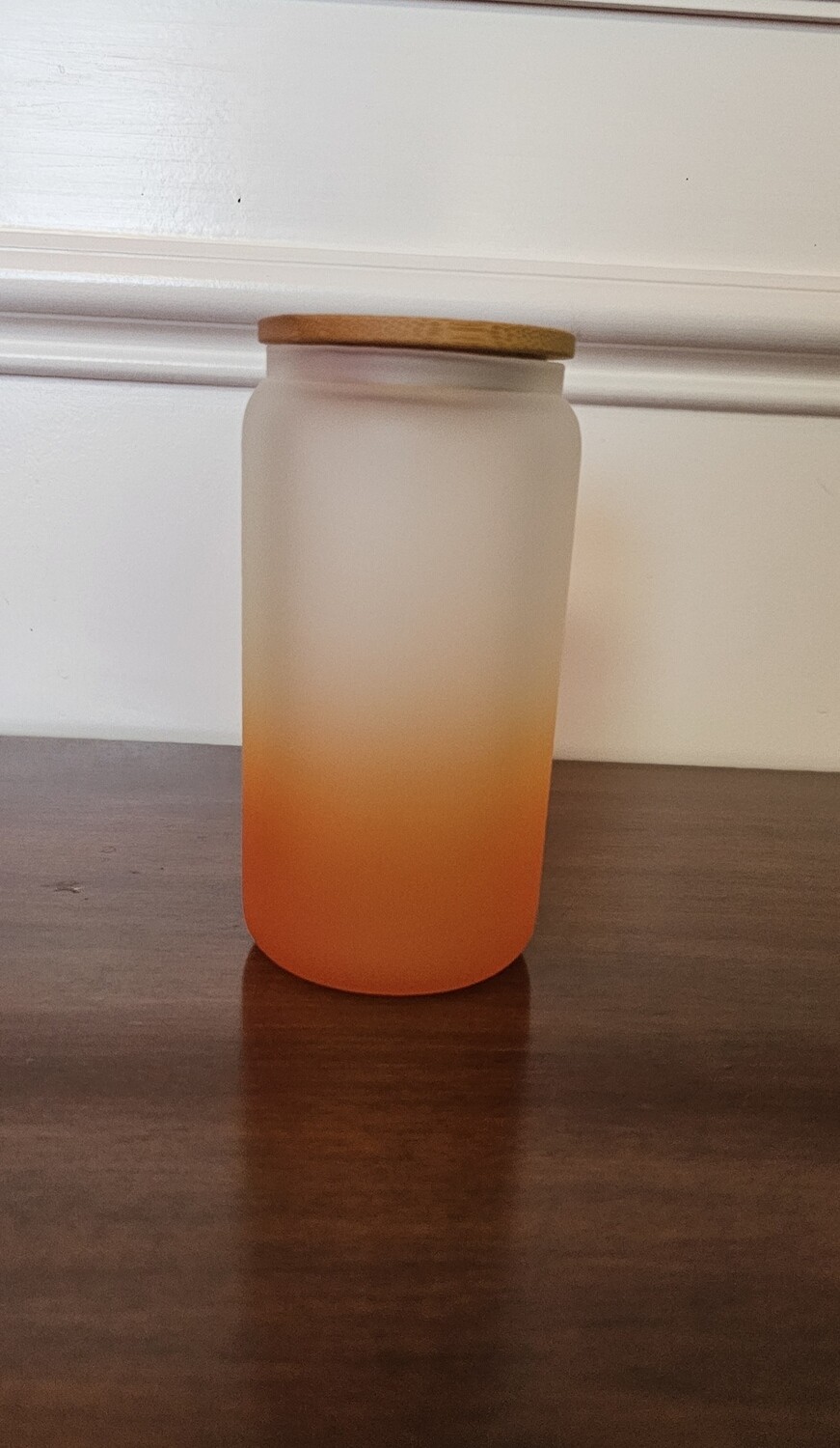 Ombre Frosted Orange Cup