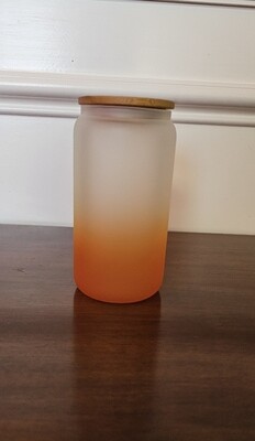 Ombre Frosted Orange Cup