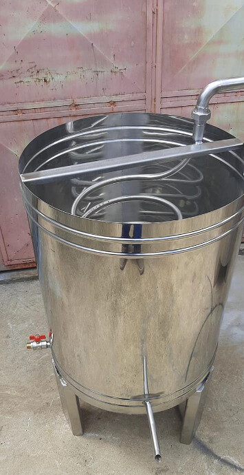 DESTYLATOR 125  LITROWY NA PALENISKO GAZOWE LUB Z CEGŁY
