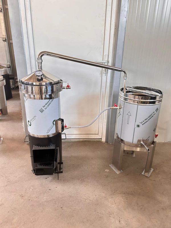 Destylator 40 litrów z paleniskiem