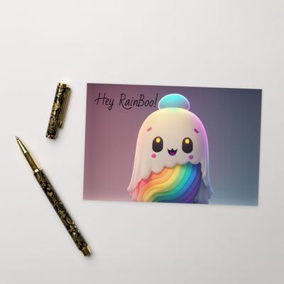 RainBoo! Standard Postcard