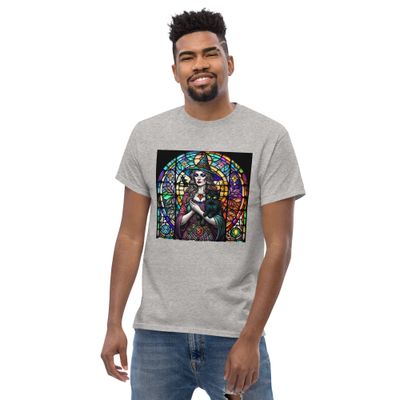 Stained glass Witch Unisex classic tee