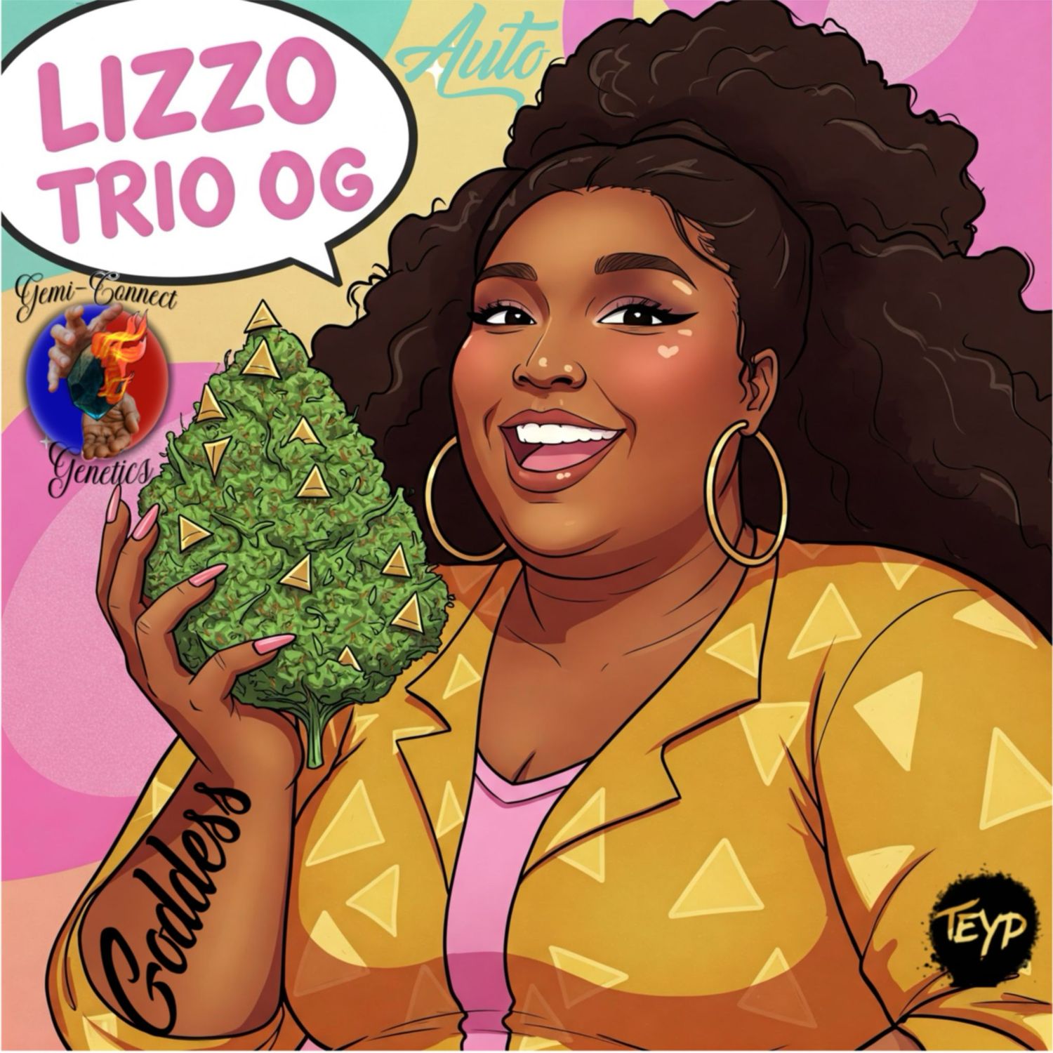 NEW STRAIN -GEMI-CONNECT GENETICS &quot;LIZZO TRIO OG&quot; AUTOFLOWER HYBRID