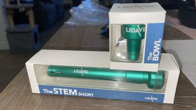 NEW  "THE STEM"  &amp; THE BOWL" by LIDAVEL      AEROSPACE GRADE ANODIZED ALUMINUM (COMBO KIT) 14 mm PIECE