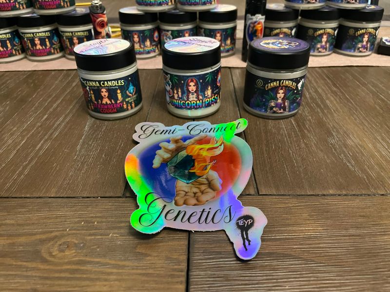 PREMIER CANNA CANDLES by GEMI-CONNECT & STAY LIT CANDLE PREMIER CANNA CANDLES by GEMI-CONNECT & STAY LIT CANDLE