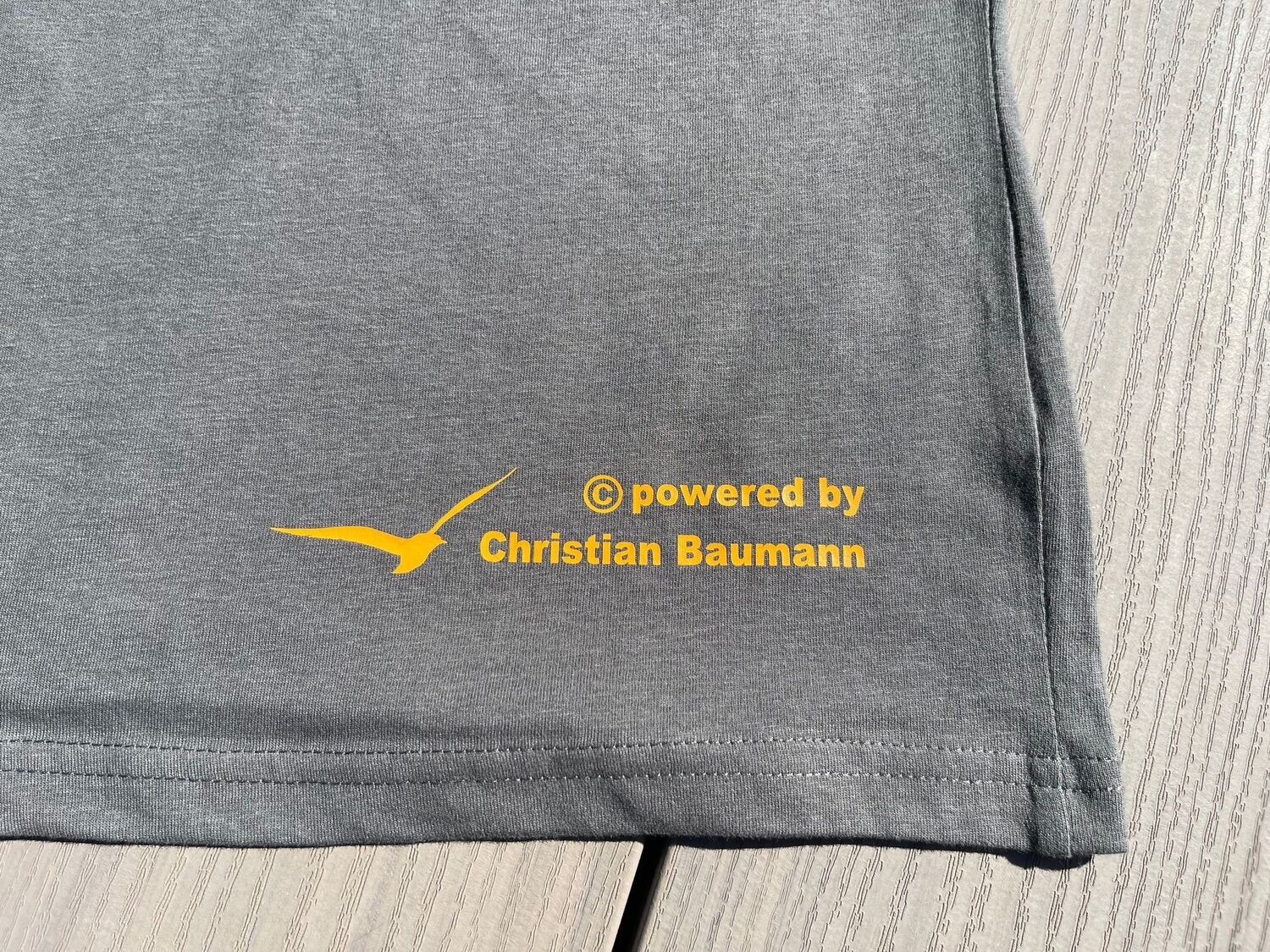T-Shirt (Herren) charcoal, verschiedene Schriftfarben, Aufdruck #seetauglich - verschiedene Optionen
