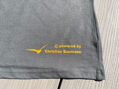 T-Shirt (Herren) charcoal, verschiedene Schriftfarben, Aufdruck #seetauglich - verschiedene Optionen