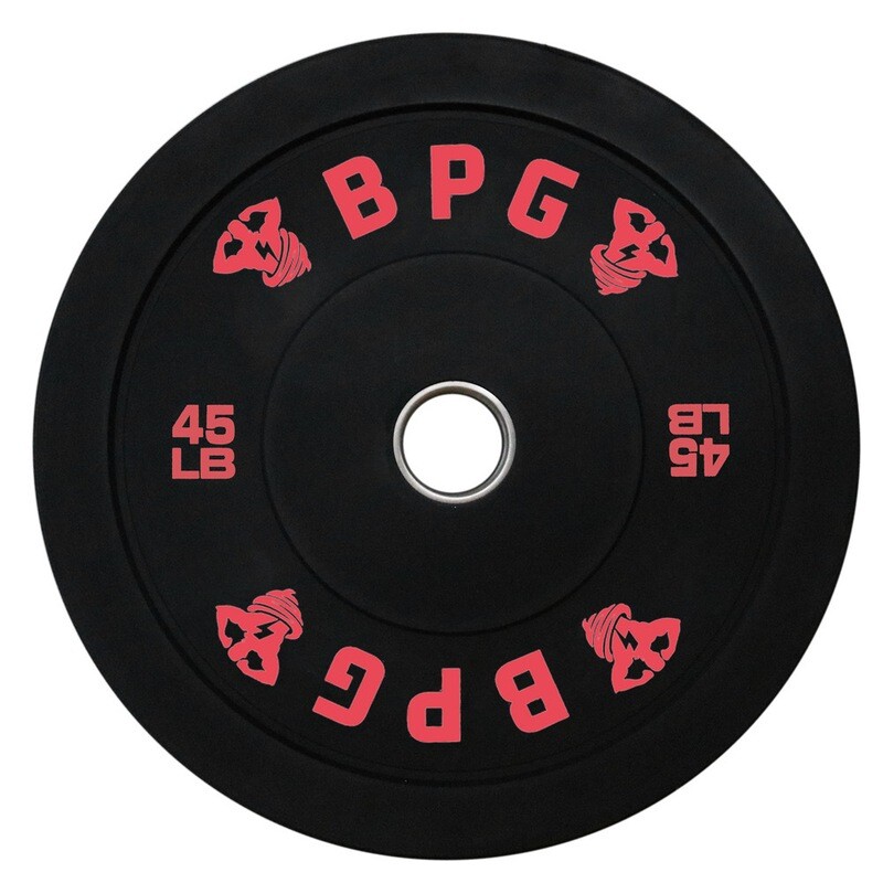 Bumper Plate Set With Barbell