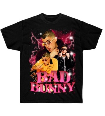 T-shirt Ghost Country Bad Bunny Pink