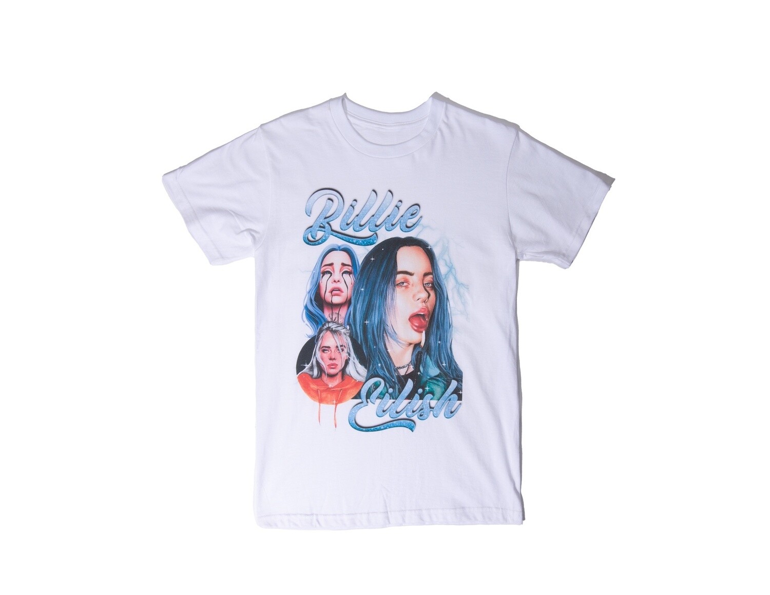 T-shirt Ghost Country Billie Eilish, Colour: Blanc, Size: small