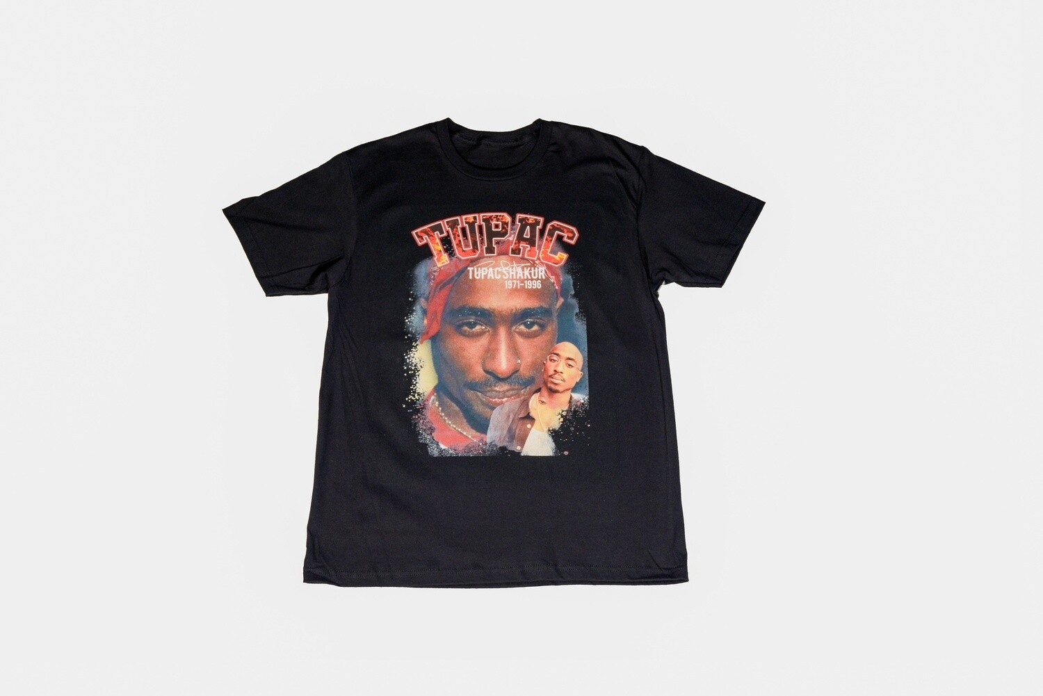 T-shirt Ghost Country Tupac Shakur, Colour: Black, Size: Small