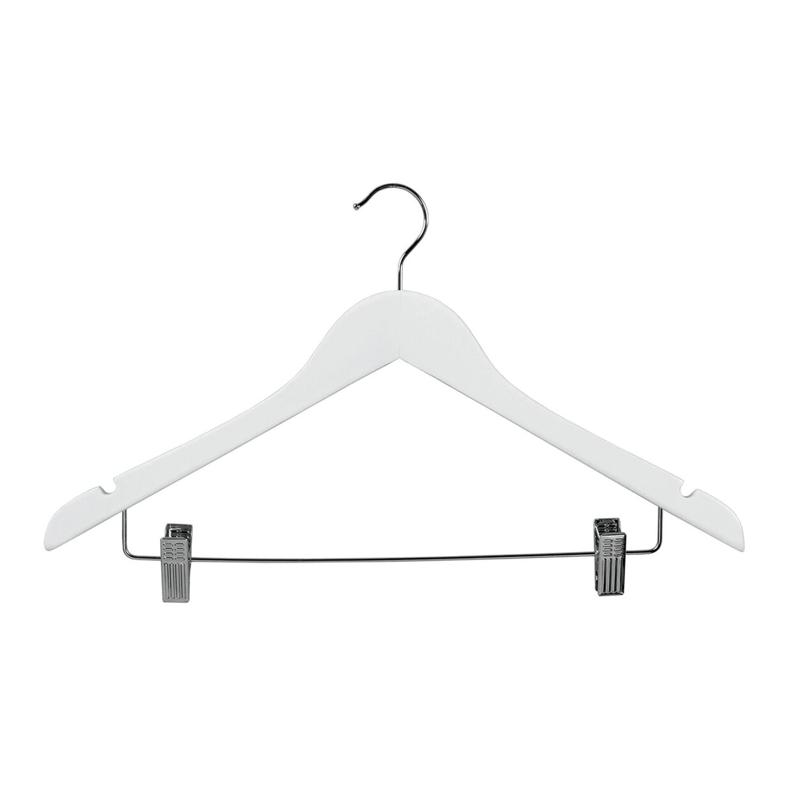 Coat and Trouser Hanger with Clips Adult