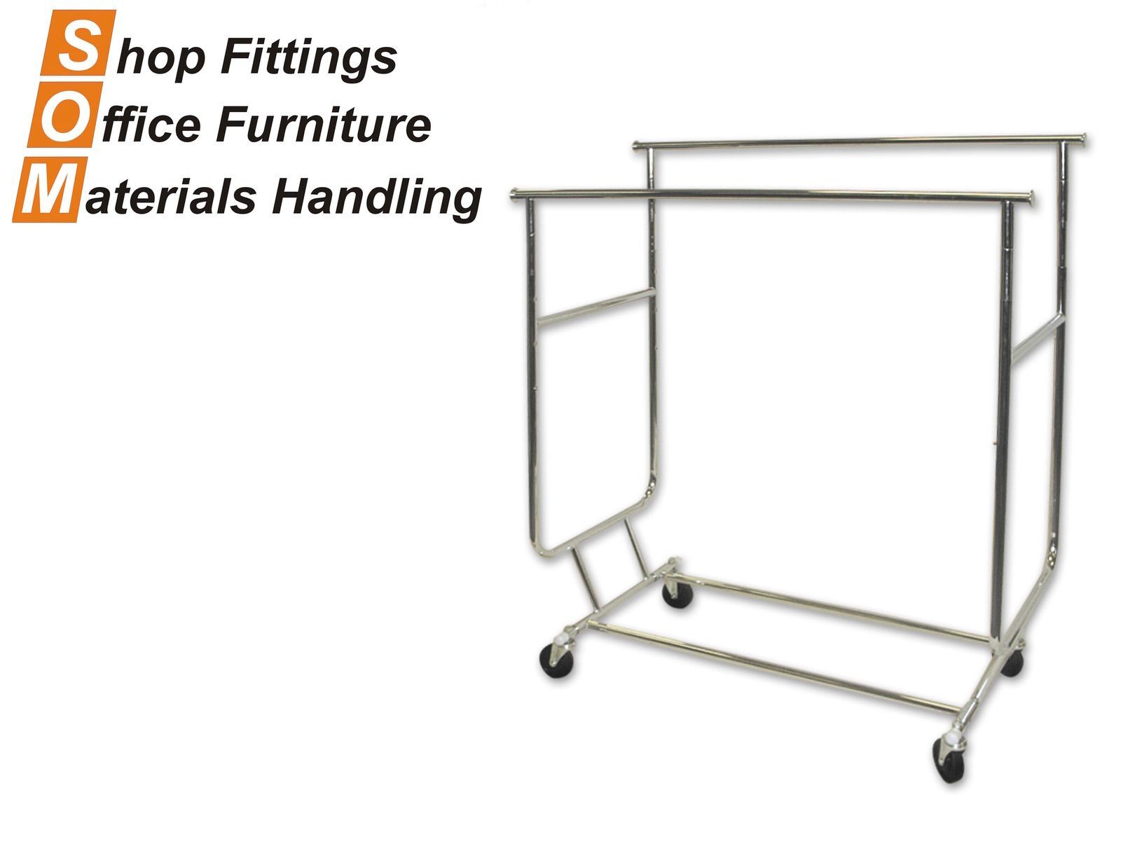RCS2 Double Rail Clothing Rack