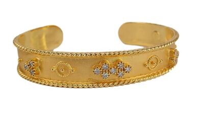 Marika Desert Gold Bracelet with Diamonds