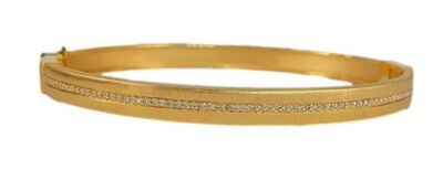 Marika Desert Gold Bracelet with Diamonds