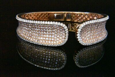 Natural Pink Diamond Bracelet in 18KRG