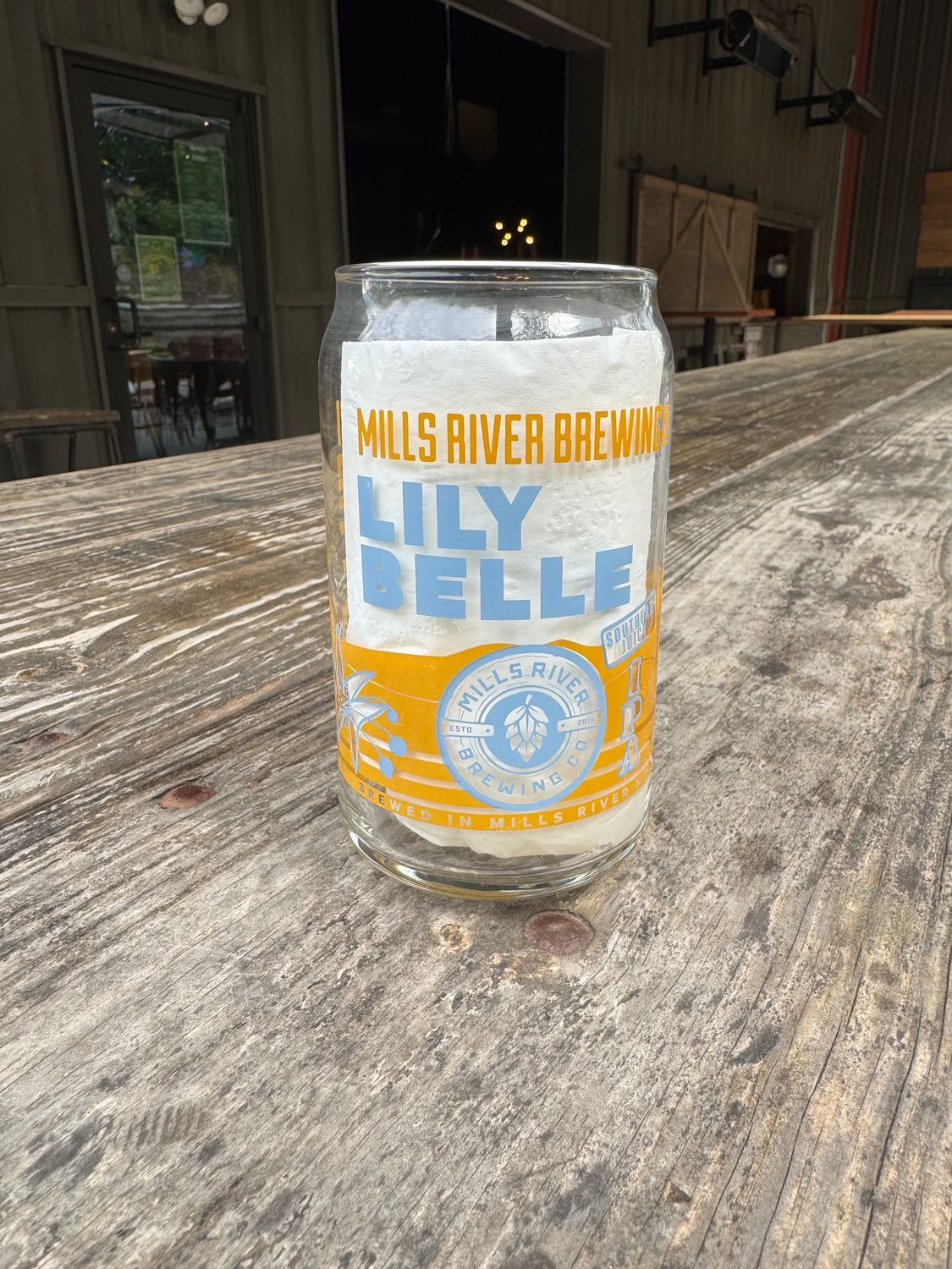 Lily Belle IPA Pint Glass