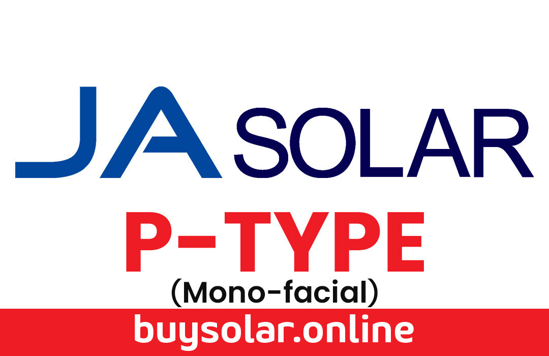 JA SOLAR P-TYPE Mono-Facial