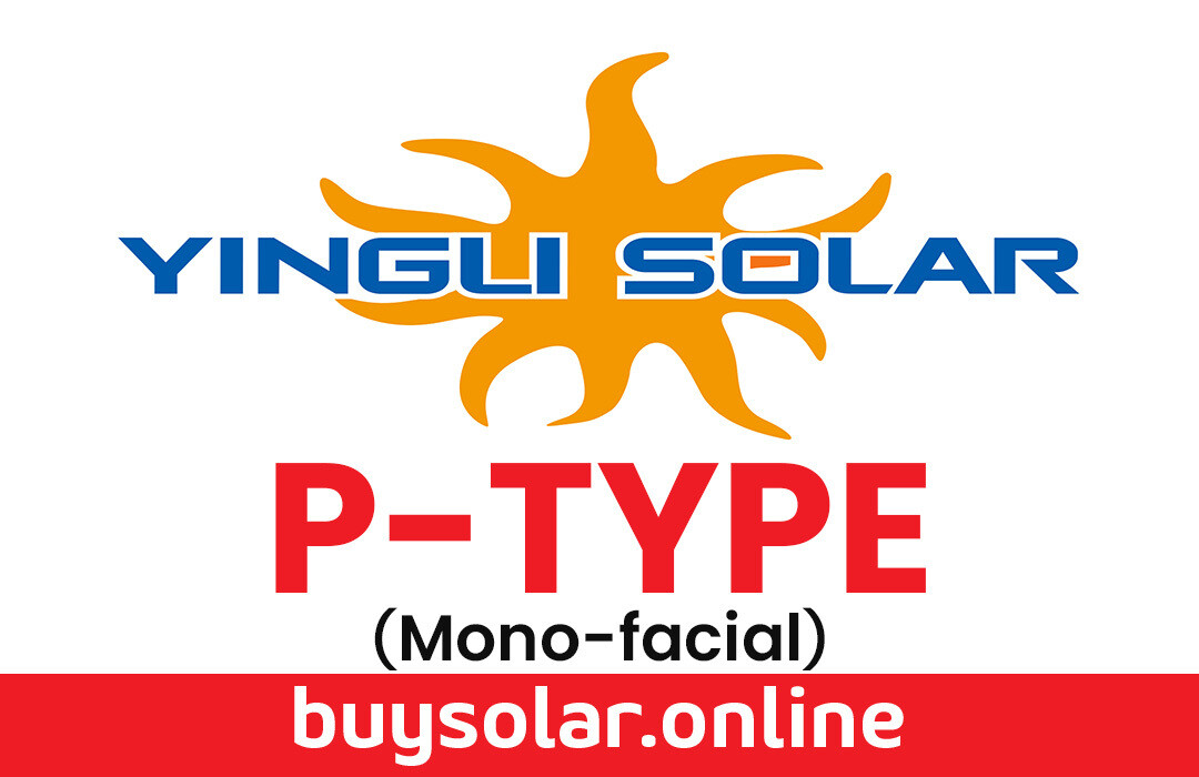 YINGLI SOLAR P-TYPE Mono-Facial