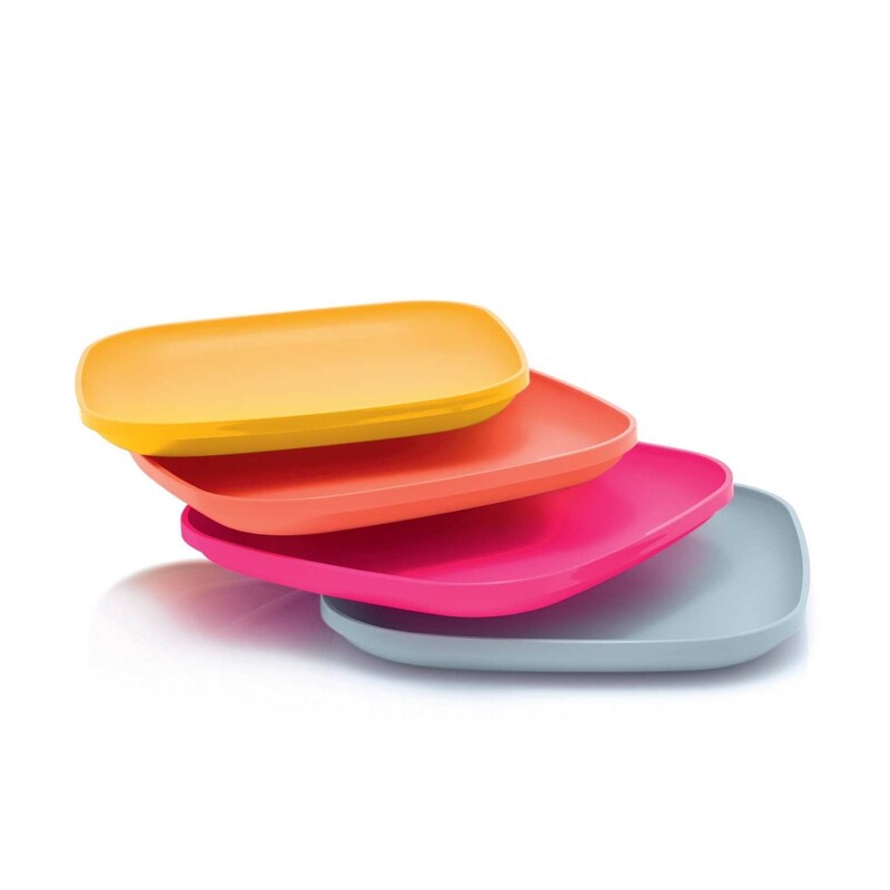 SET 4 PLATOS PARA PICNIC
