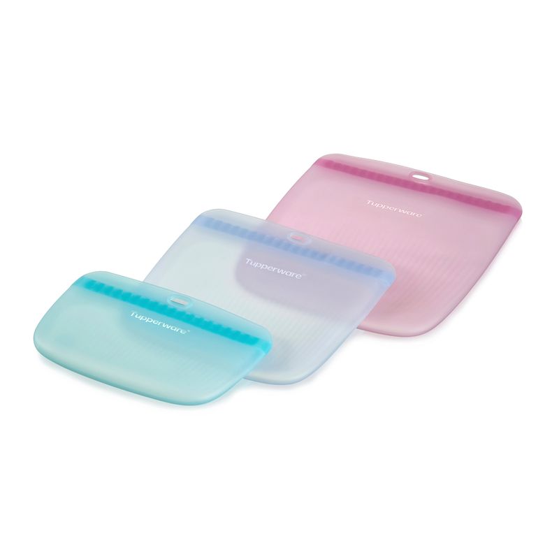 SET 3 BOLSAS DE SILICONA SLIM S+M+L