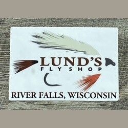 LUND'S FLY SHOP DECAL