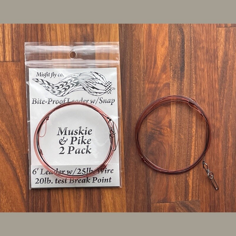 Z LEADERS – 10 Finali In Acciaio Inox Per Luccio E Muskie – Solid Wire, Senza Girella