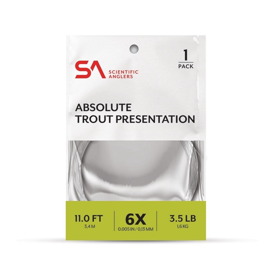 SA ABSOLUTE TROUT PRESENTATION LEADER 11FT