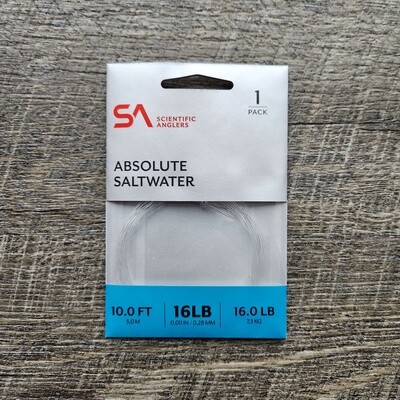 SA ABSOLUTE SALTWATER LEADER 10FT 16LB