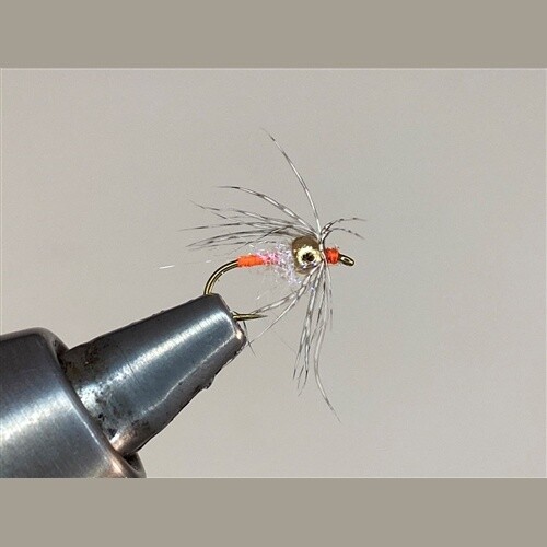 TUNGSTEN BEAD ORANGE SOFT HACKLE