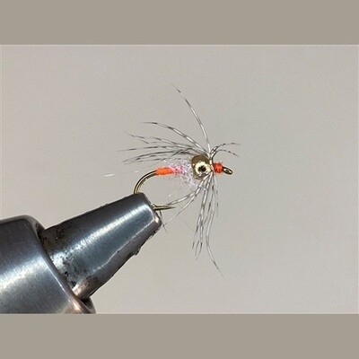 TUNGSTEN BEAD ORANGE SOFT HACKLE