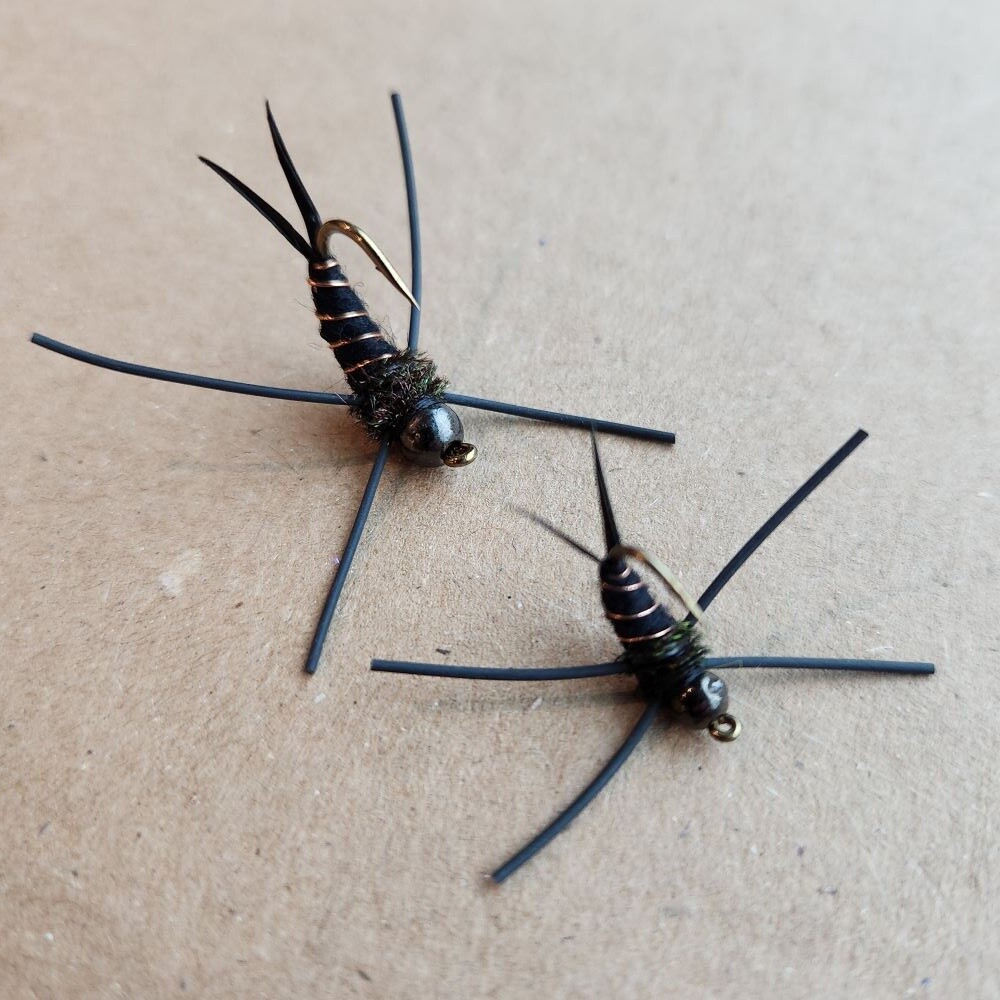 LUND&#39;S BLACK BOMBER STONEFLY NYMPH