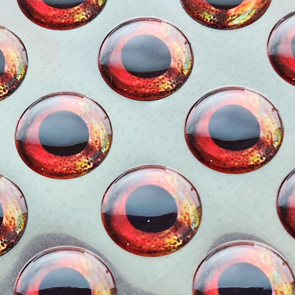 MISFIT VOODOO EYES 14MM, Color: BRONZEBACK RED