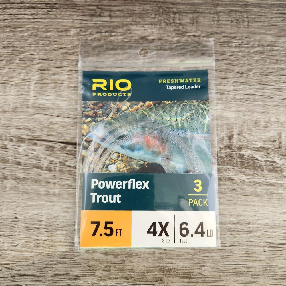 RIO POWERFLEX TROUT LEADERS 7.5FT 3 PACK