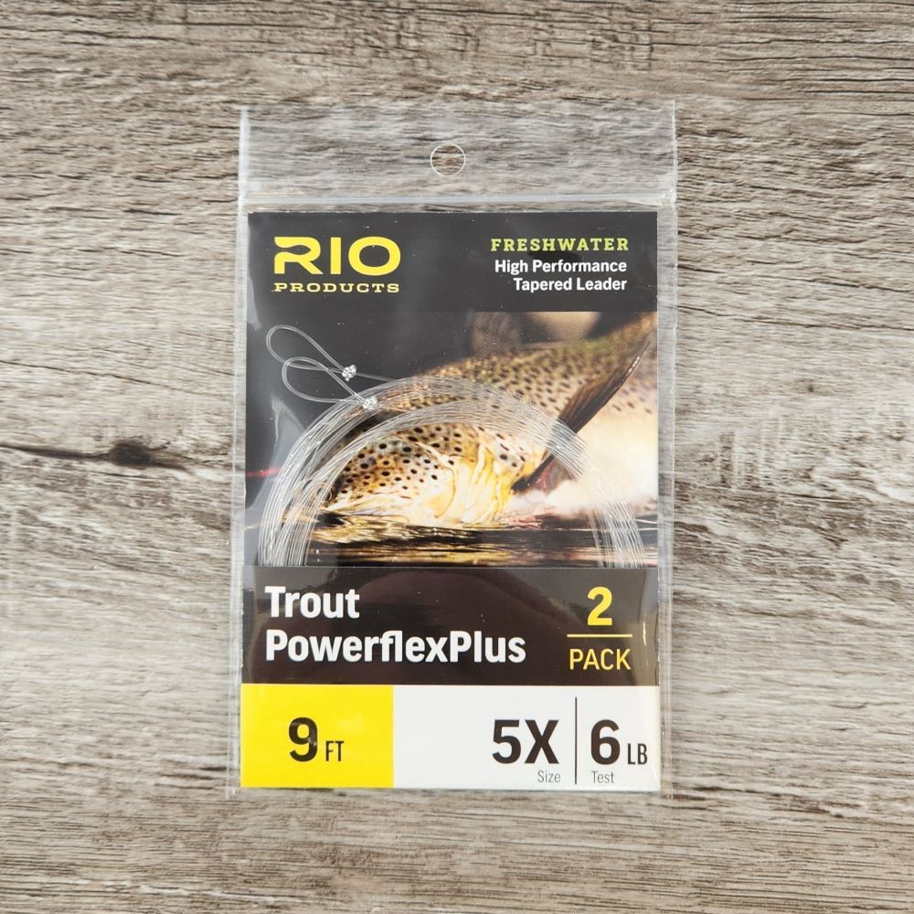 POWERFLEX PLUS TROUT LEADERS 9FT 2 PACK