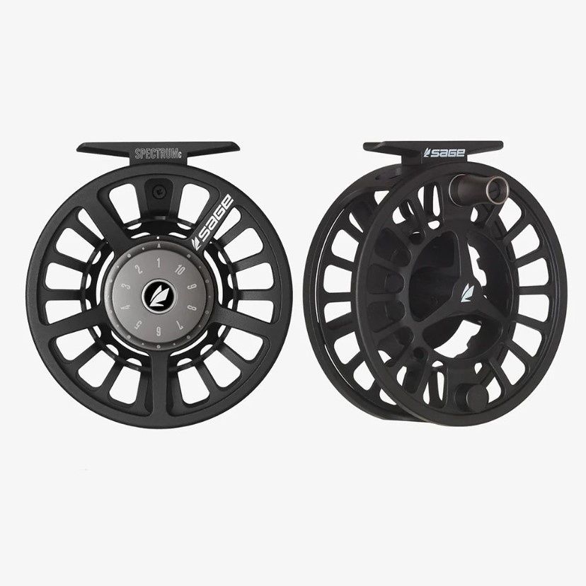 SAGE SPECTRUM C REEL, Size: 3/4, Color: BLACK