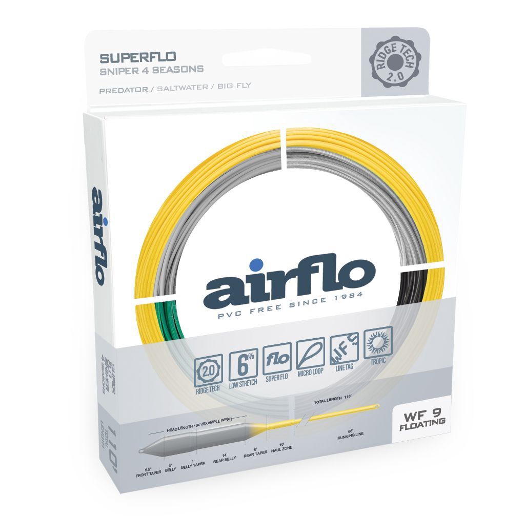 AIRFLO SUPERFLO SNIPER 4 SEASON RIDGE 2.0 FLY LINE