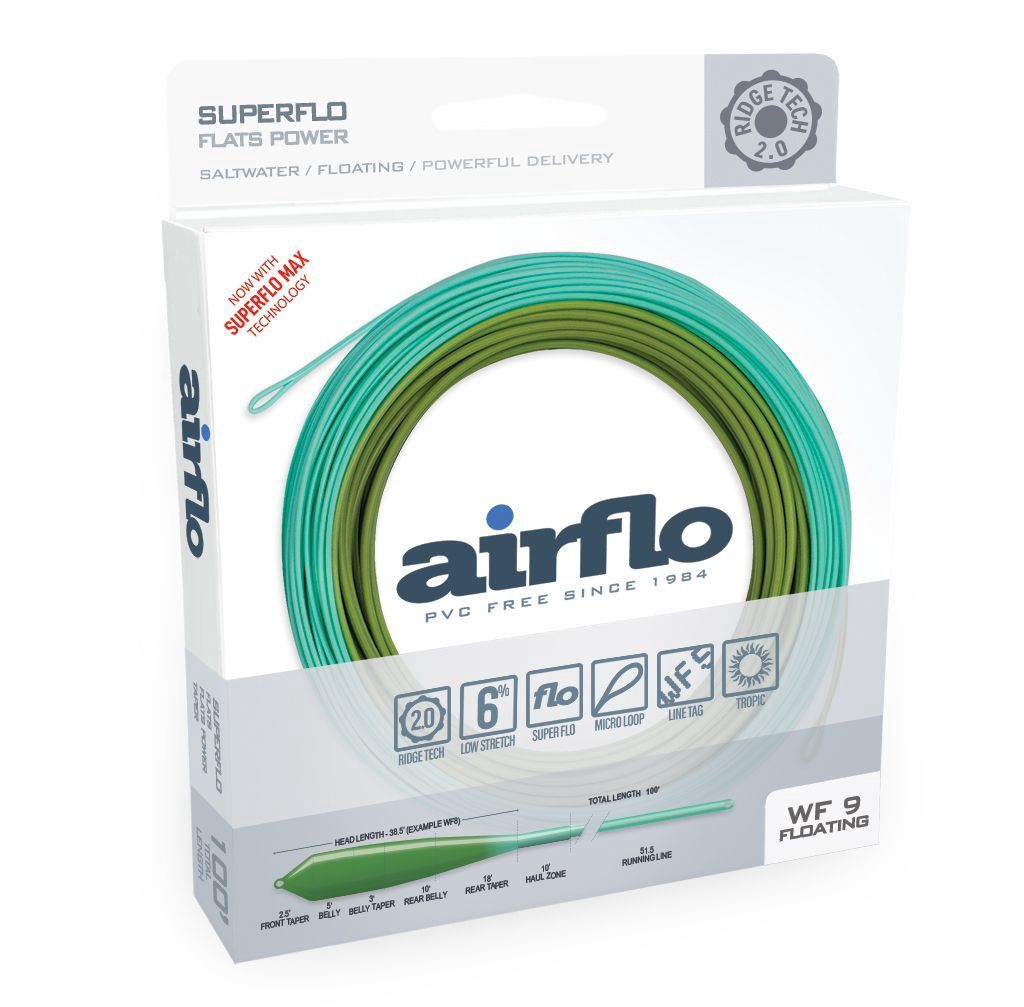 AIRFLO SUPERFLO RIDGE 2.0 FLATS POWER FLY LINE