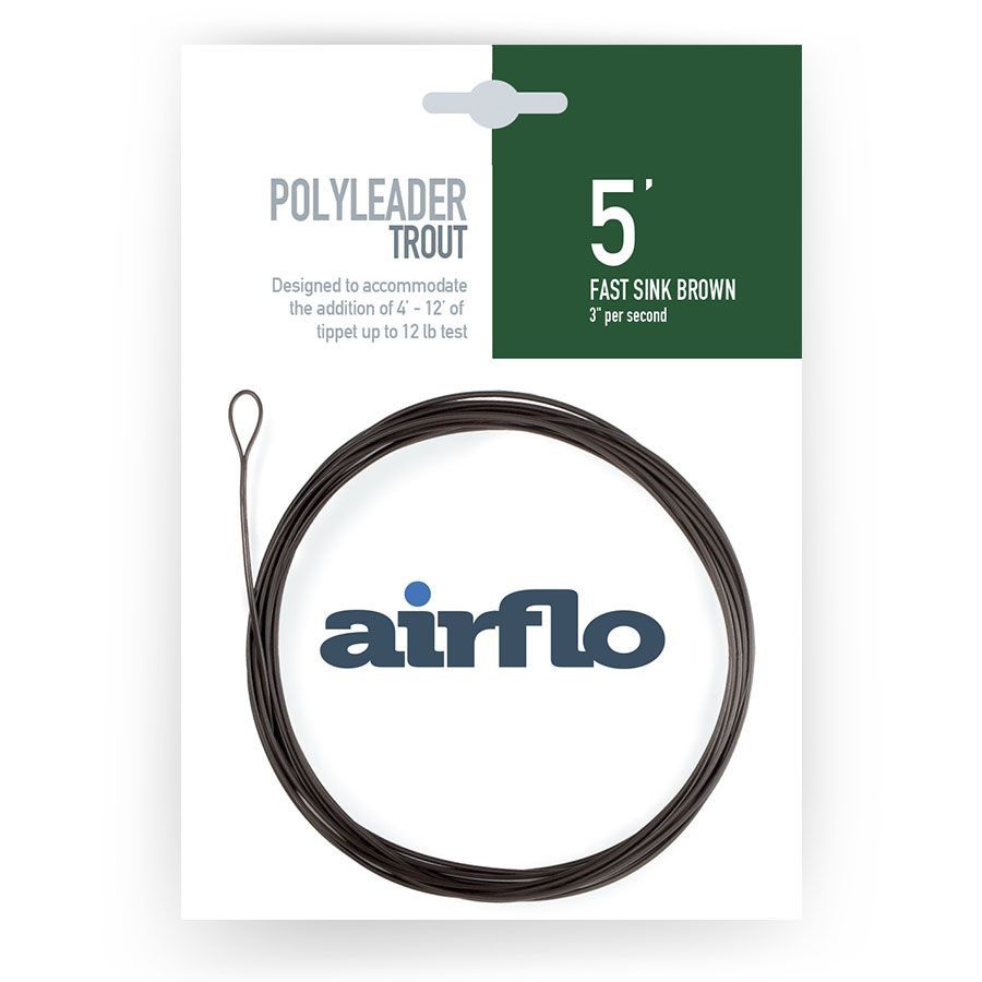 AIRFLO POLYLEADER TROUT, TYPE: 5FT FAST SINK