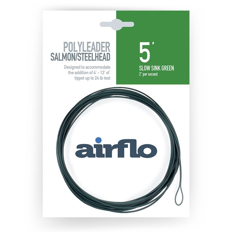 AIRFLO POLYLEADER SALMON/STEELHEAD, TYPE: 5FT SLOW SINK