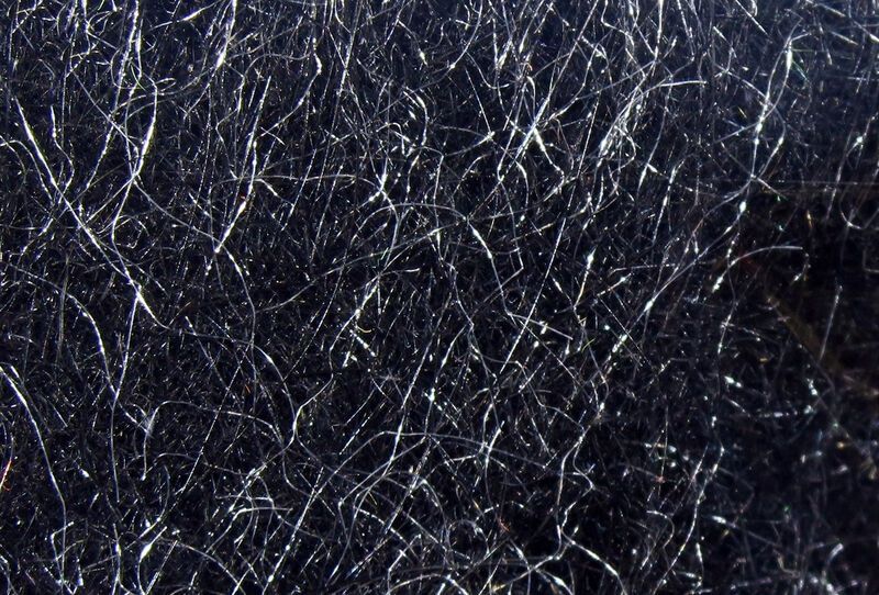 HARE&#39;S EAR PLUS DUB, Color: BLACK