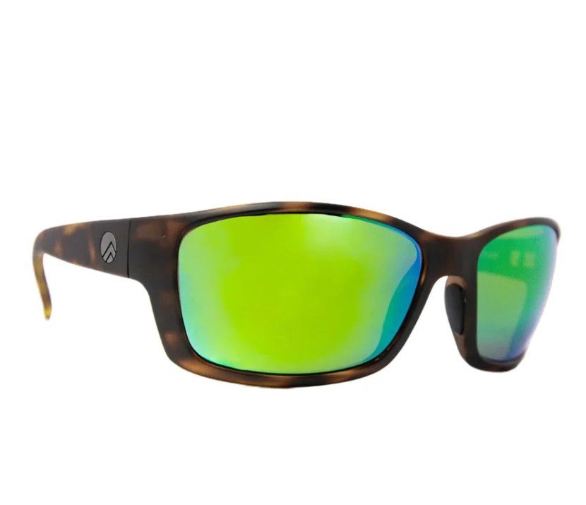 CAHABA, FRAME COLOR: BROWN TORTOISE, LENS: GHOST GREEN MIRROR