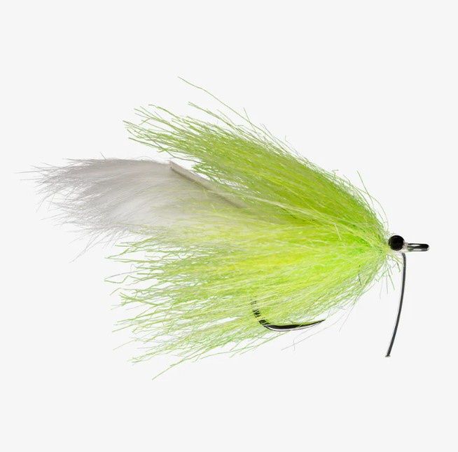 SMELLING SALT #1/0 CHARTREUSE &amp; WHITE, PACK SIZE: SINGLE