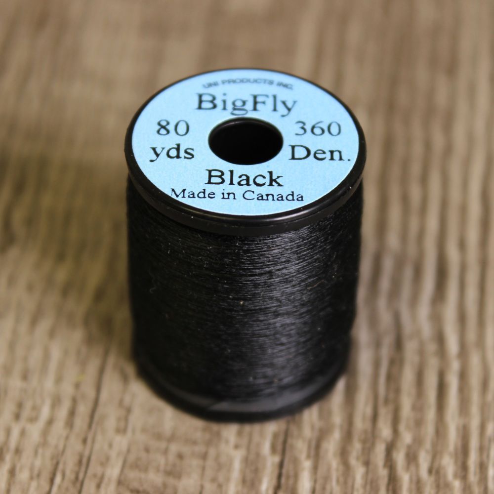 UNI BIG FLY THREAD 400D, Color: BLACK