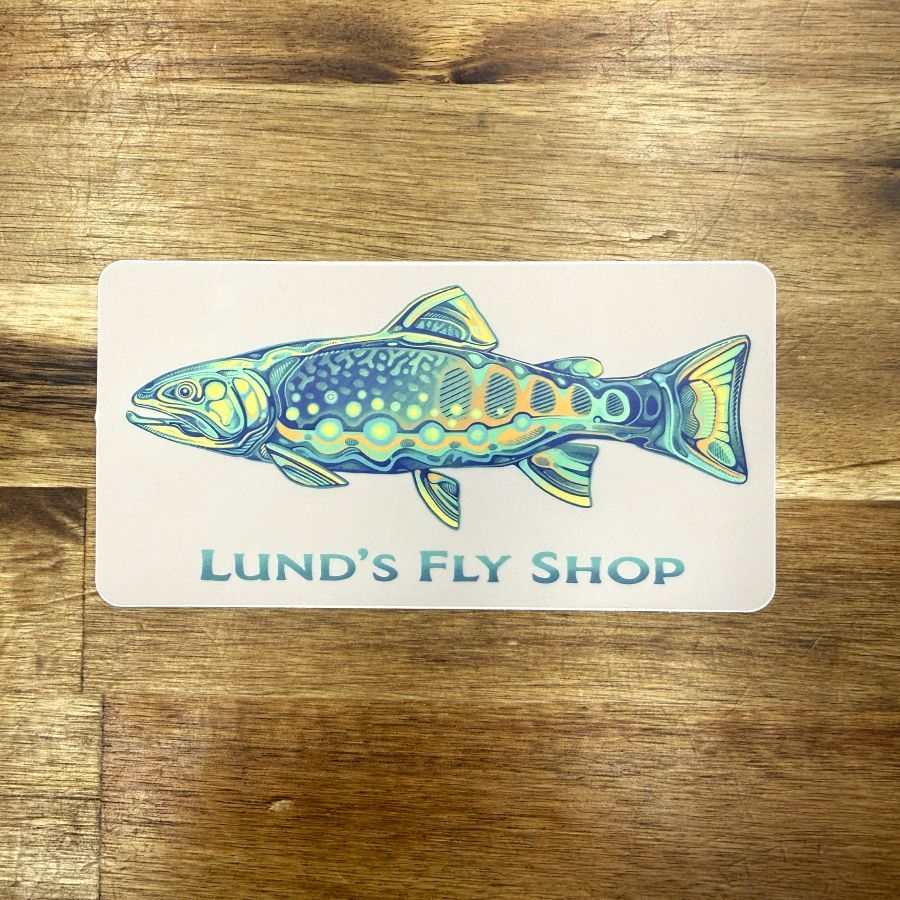 LUND'S BROOKIE DECAL, Size: 2.5" x 5"