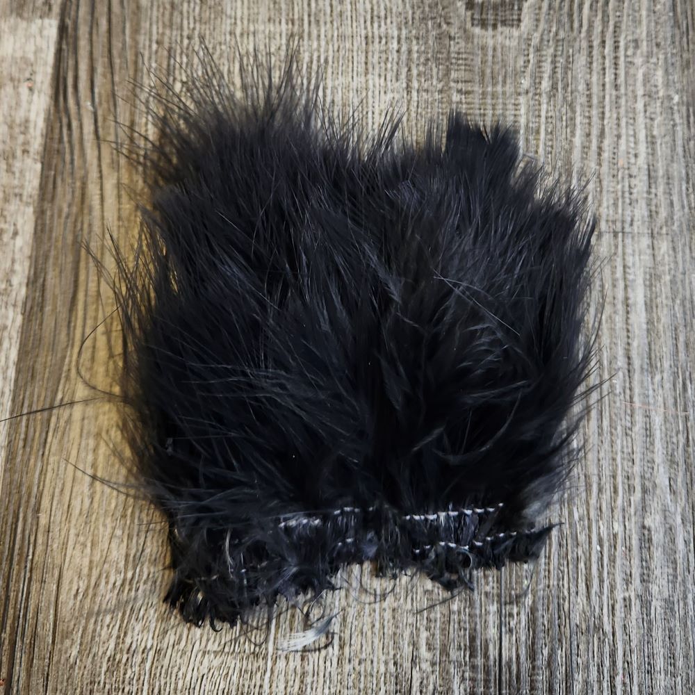STRUNG MARABOU 1/4oz, Color: BLACK